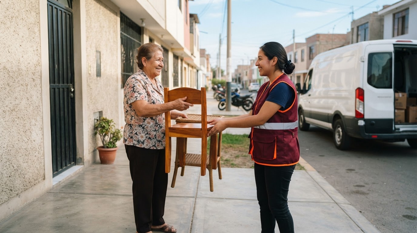Traperos de Emaús en San Luis | Recojo de donaciones a domicilio