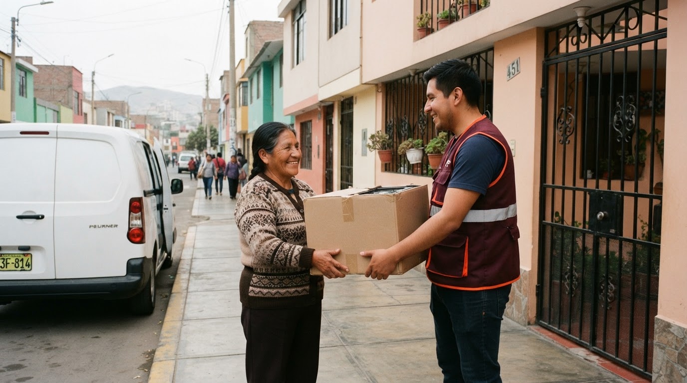 Traperos de Emaús en Santa Anita | Recojo de donaciones a domicilio